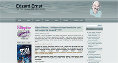 Desktop Screenshot of edzardernst.com