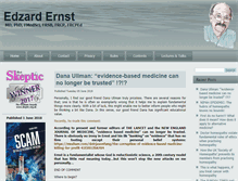 Tablet Screenshot of edzardernst.com